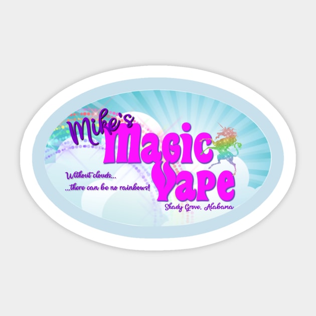 Mike's Magic Vape Sticker by KimbraSwain